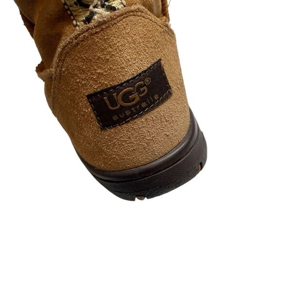 UGG Women's Michaela Waterproof Boots Chestnut Brown Size 7 - Picture 6 of 10